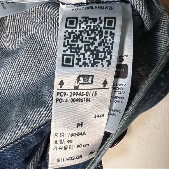 NWT Levi’s Women's Night School Original Trucker Jacket Size M - Picture 12 of 12